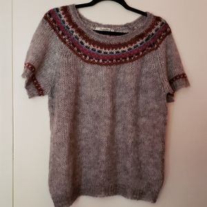Gray mohair sweater